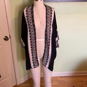 Bohemian style cardigan; not sweater material